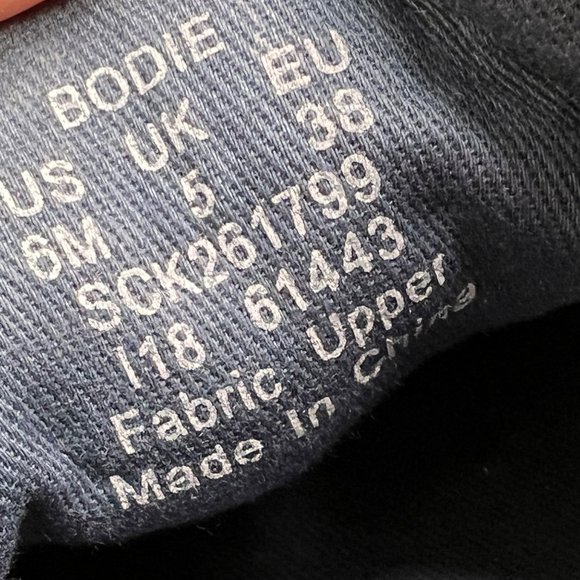 Sperry Bodie Sneaker Shoes size 6 M Big Kids or 8 Women Red Washable Fabric - Picture 10 of 10